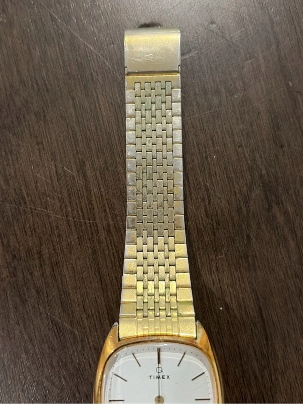 VTG 1980s Timex Quartz  Gold Tone Watch